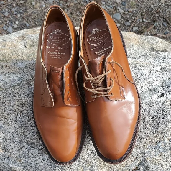 Church's Custom Grade Shannon Classic Brown Leather Derby Men's Shoes 9.5 - Picture 16 of 16